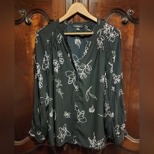 ALFANI - Abstract Floral Blouse